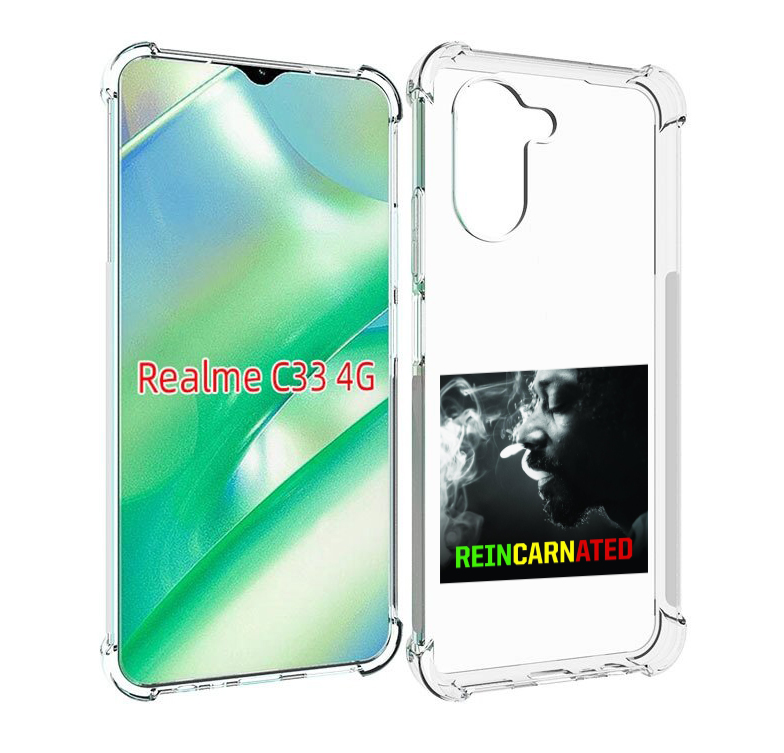 

Чехол MyPads Snoop Dogg REINCARNATED для Realme C33 4G, Прозрачный, Tocco