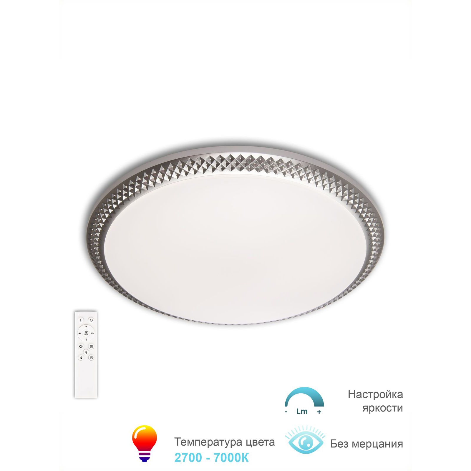 фото Люстра 3306.b189-350 silver apl led