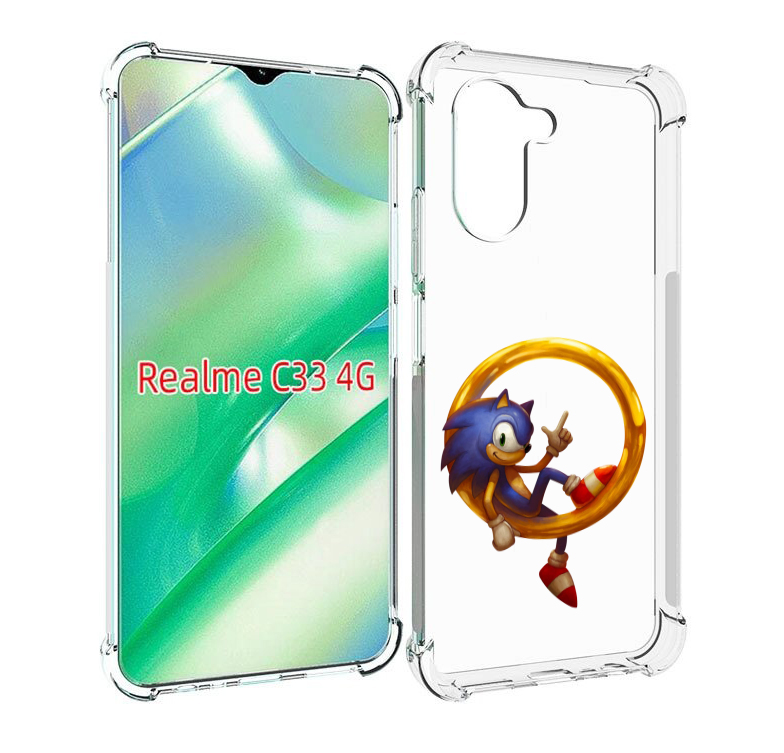 

Чехол MyPads Sonic-R для Realme C33 4G, Прозрачный, Tocco
