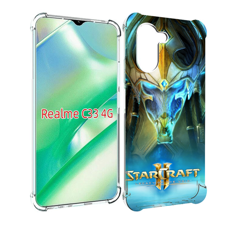 

Чехол MyPads StarCraft II Legacy of the Void для Realme C33 4G, Прозрачный, Tocco