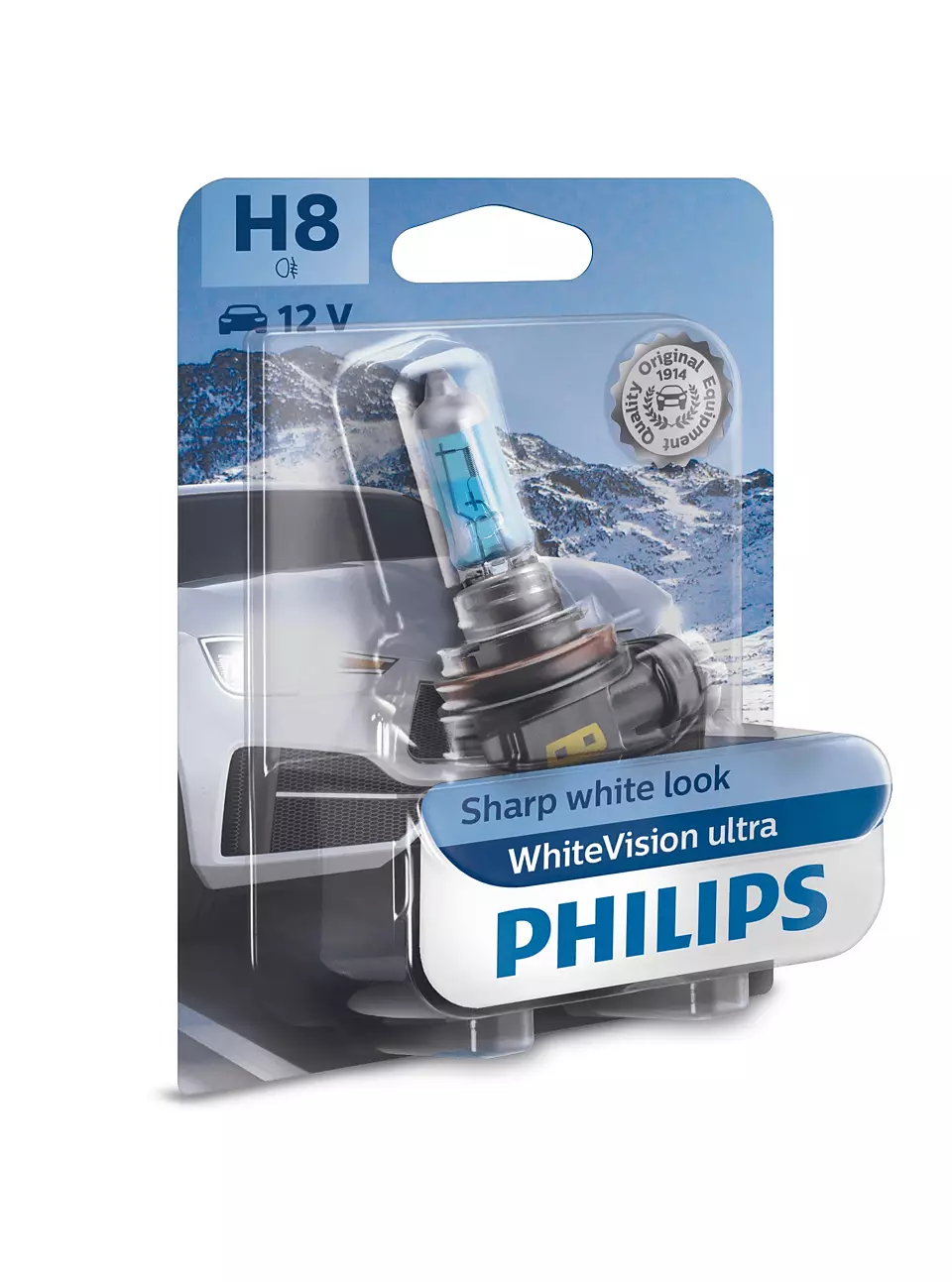 фото Лампа автомобильная галогенная philips 12360wvub1, h8, 12в, 35вт, 1шт