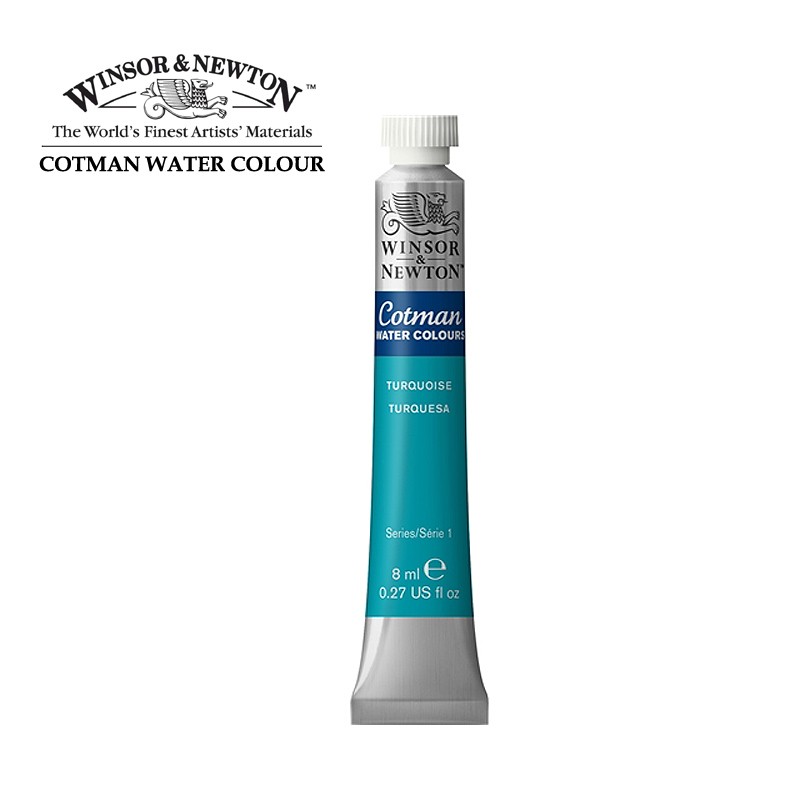 

Акварель Winsor&Newton Cotman в тубах 8мл, бирюзовый, Акварель Winsor&Newton COTMAN в тубах 8мл, бирюзовый
