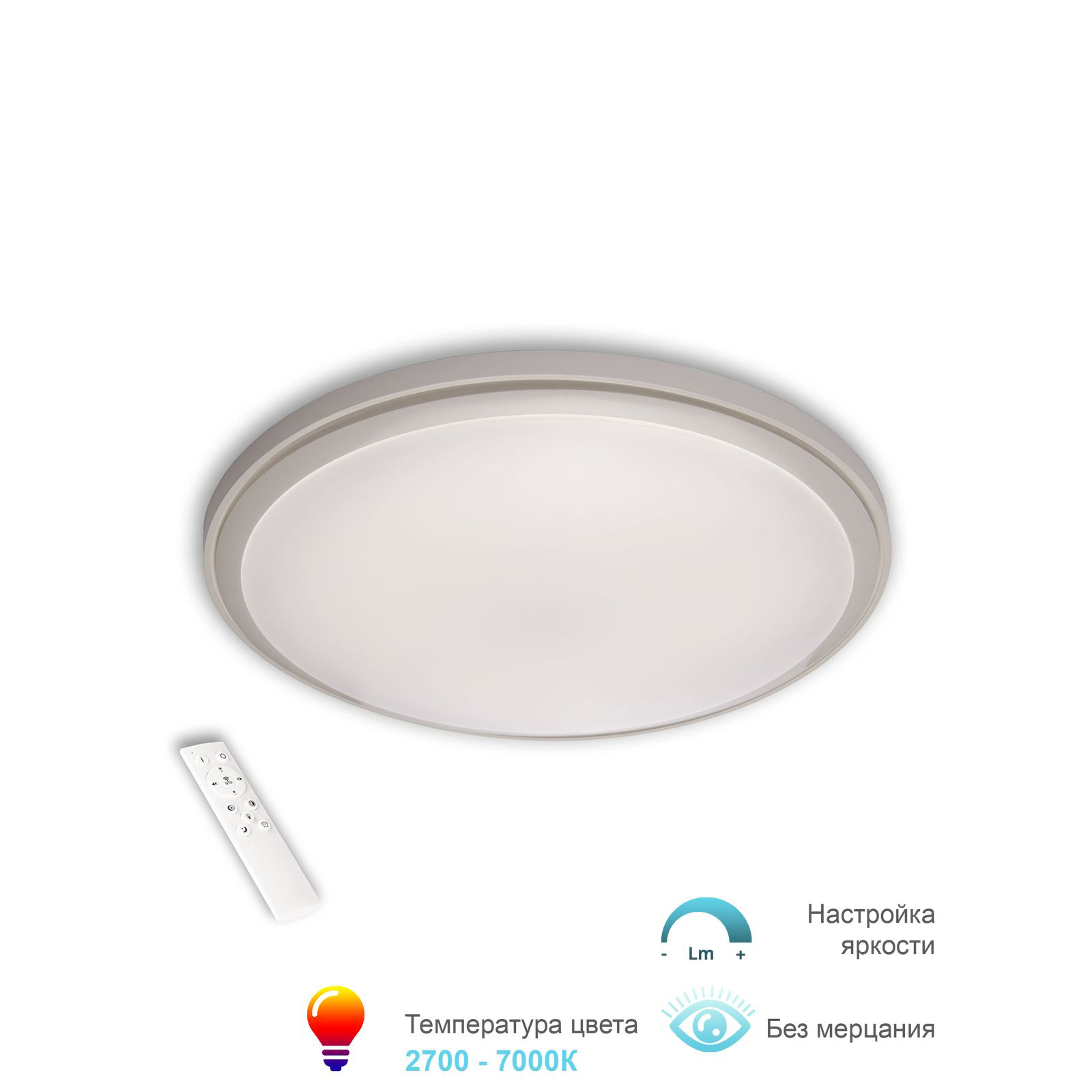 фото Люстра 3306.b247-350 white apl led