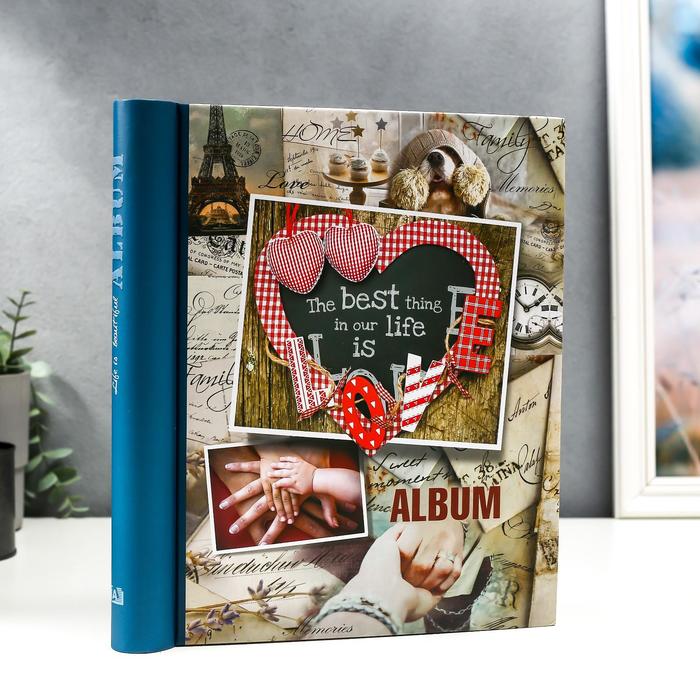 

Фотоальбом магнитный 30 листов Тепло семьи