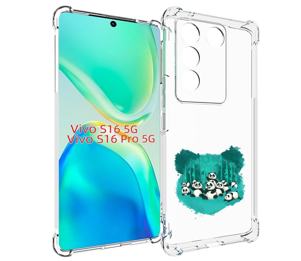 

Чехол MyPads нарисованные панды для Vivo S16 5G / S16 Pro 5G / V27 / V27 Pro, Tocco