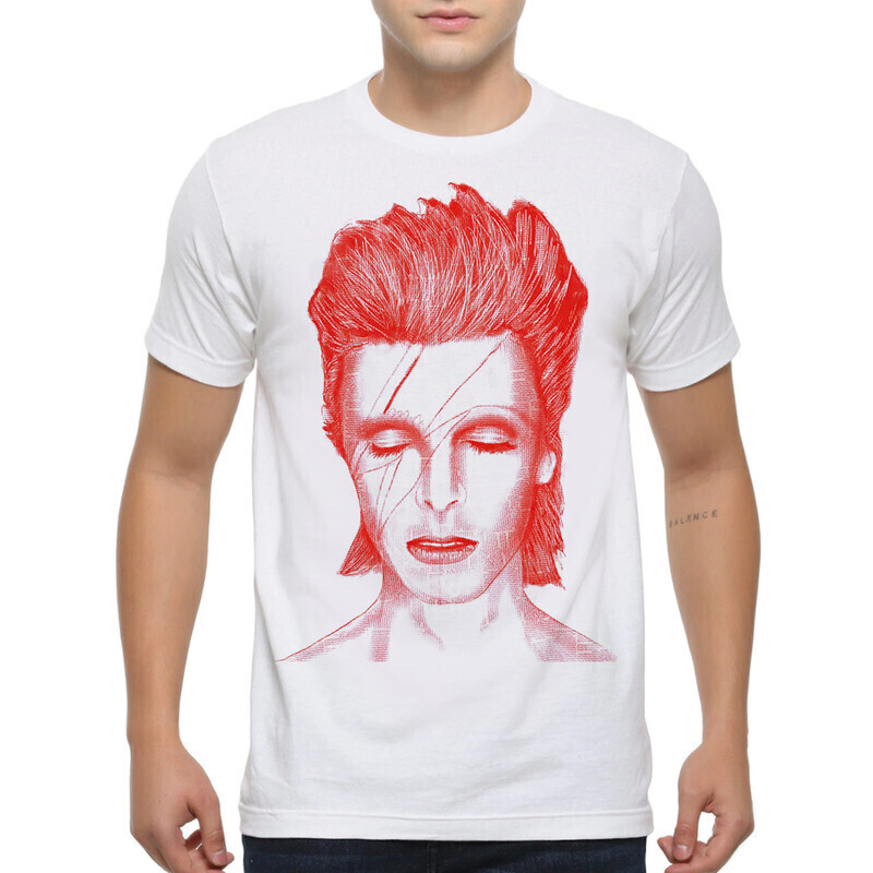 

Футболка мужская Dream Shirts Дэвид Боуи 1000584222 белая L, Дэвид Боуи 1000584222