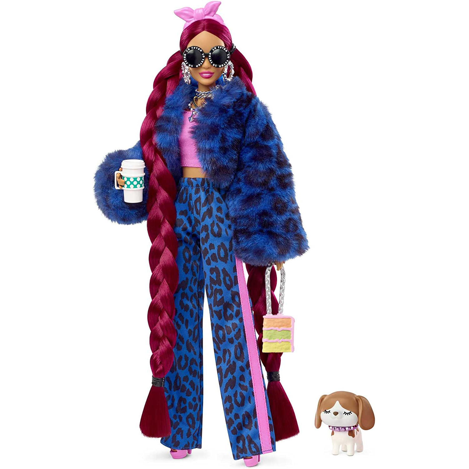 Кукла Barbie Экстра в леопардовом костюме, HHN09 barbie кукла экстра мини минис