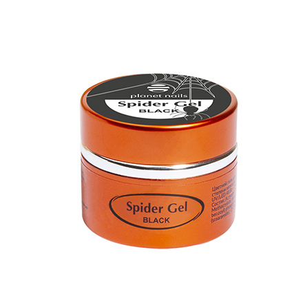 

Паутинка Planet Nails Spider Gel черная, Черный