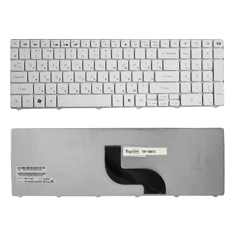 

Клавиатура TopON для ноутбука Packard Bell TM86, TX86, NEW90, PEW91 Series