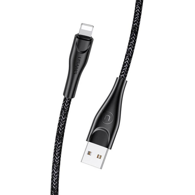 фото Кабель usams sj397 usb - lightning (3 м) черный (sj397usb01)