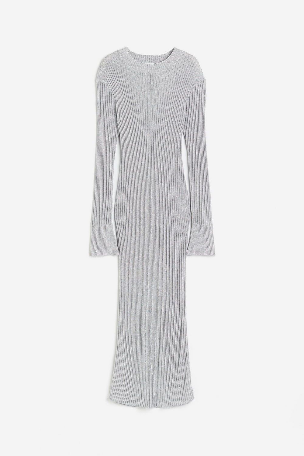 

Платье женское H&M 1208021 серебристое XS, Серебристый, 1208021