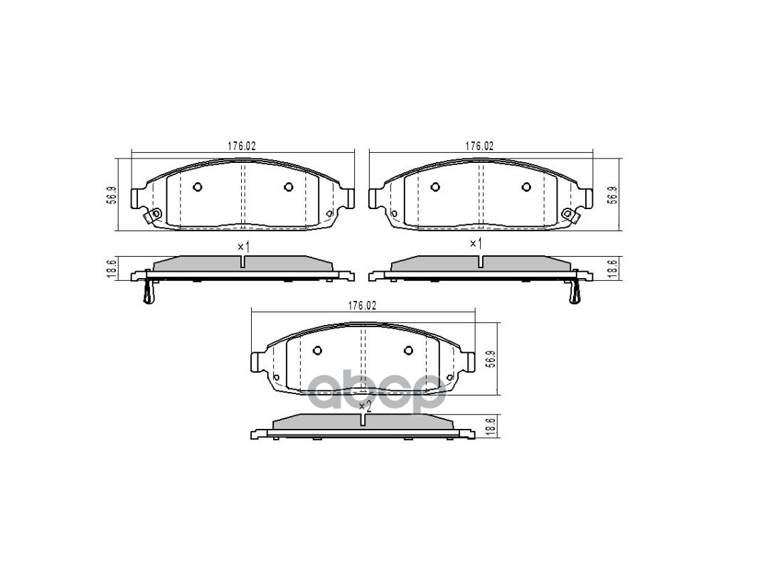 

Колодки Тормозные Перед Jeep Grand Cherokee Iii 04-10 Sat арт. ST-05080868AA