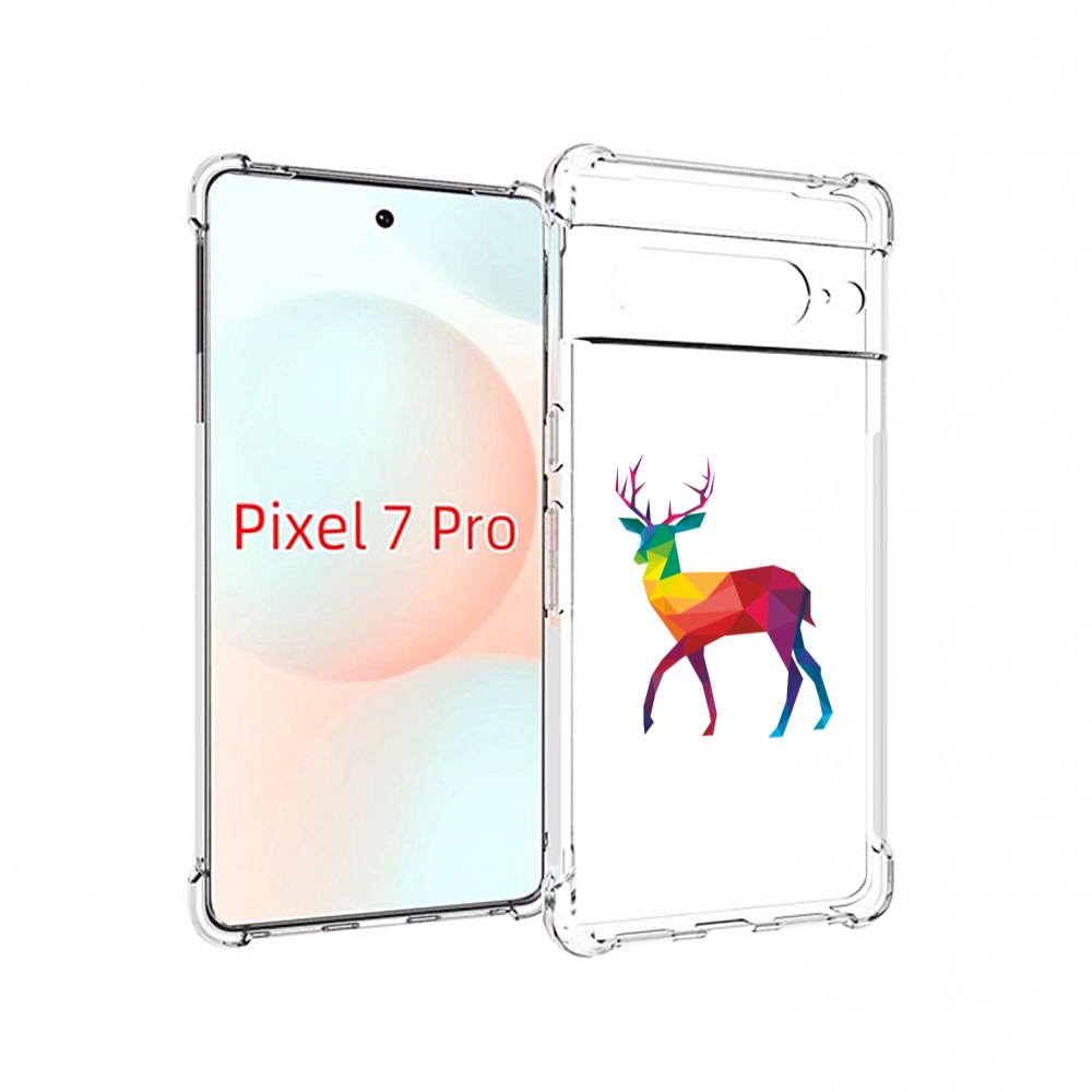 

Чехол Mypads Геометрический Олень Для Google Pixel 7 Pro, Прозрачный, Tocco