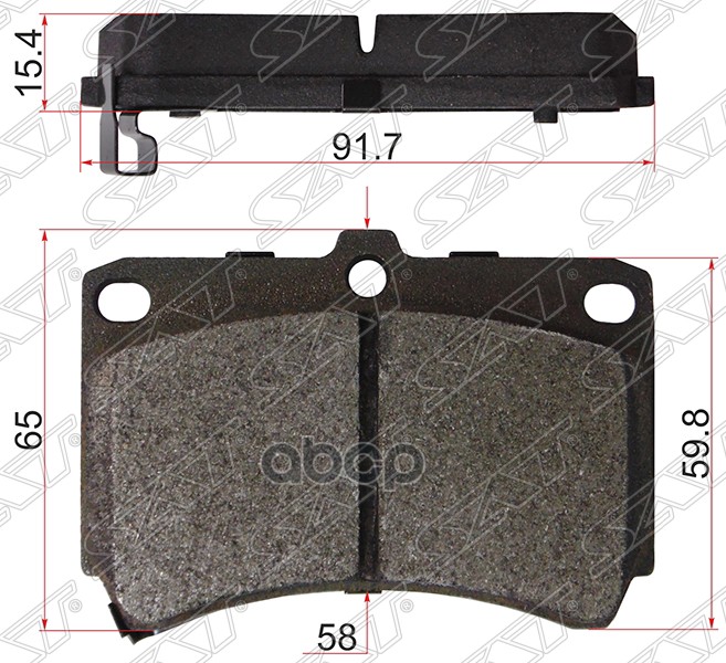 

Колодки Тормозные Перед Mazda Demio Dw/Kia Rio 00-05 Sat арт. ST-D2Y7-33-28ZA