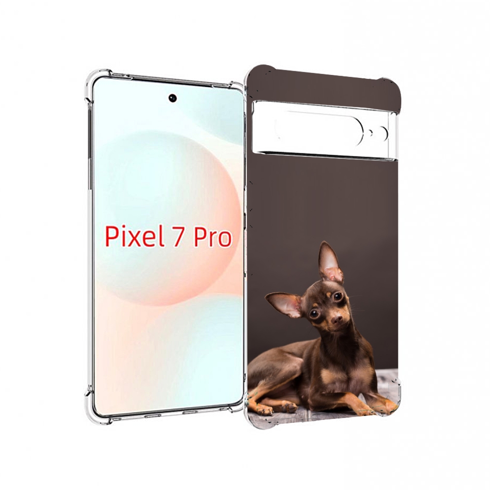 

Чехол Mypads Тои Терьер Для Google Pixel 7 Pro, Прозрачный, Tocco