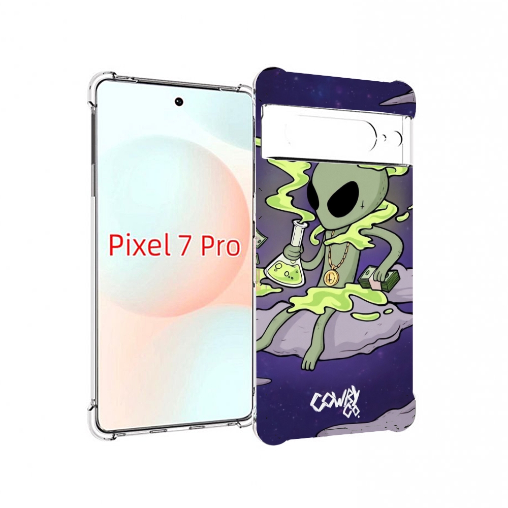 

Чехол Mypads Токсичный Инопланетянин Для Google Pixel 7 Pro, Прозрачный, Tocco