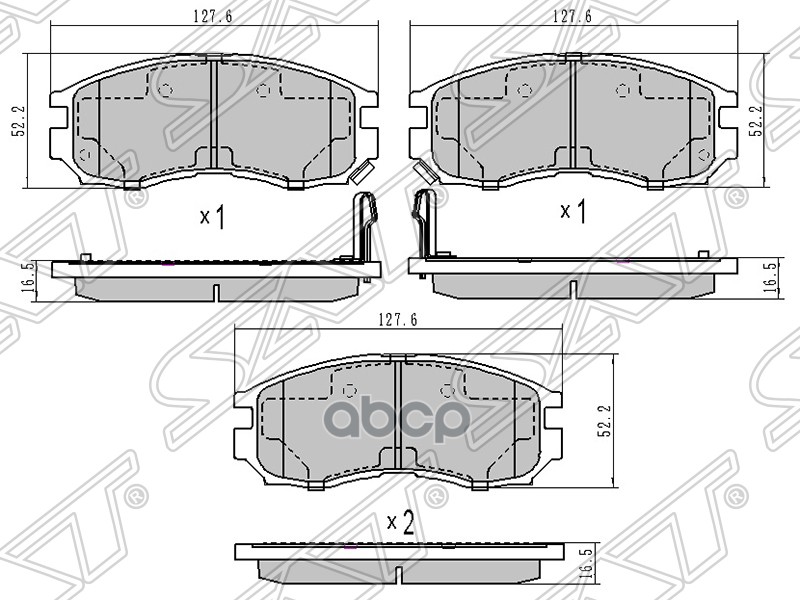 

Колодки Тормозные Перед Mitsubishi Chariot/Rvr/Space Wagon Sat арт. ST-MR389539