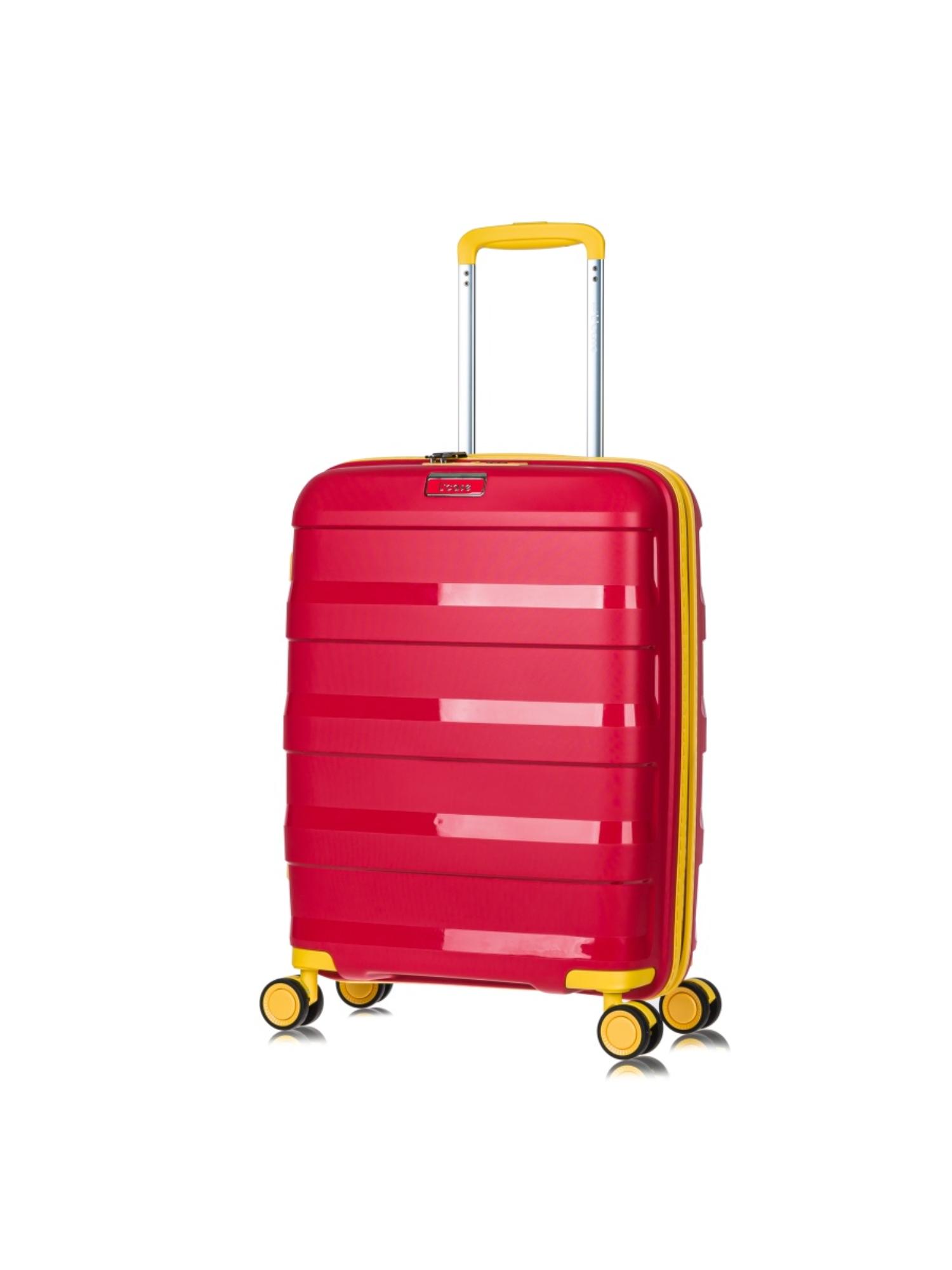 

Чемодан унисекс L'Case MONACO красный, 56,5х40х21,5 см, MONACO