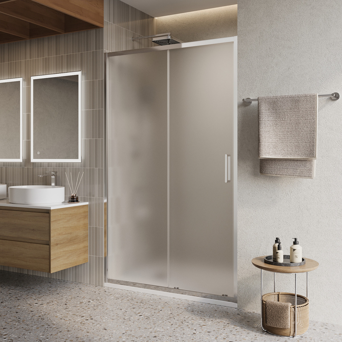 

Душевая дверь BelBagno LUCE-BF-1-120-P-Cr
