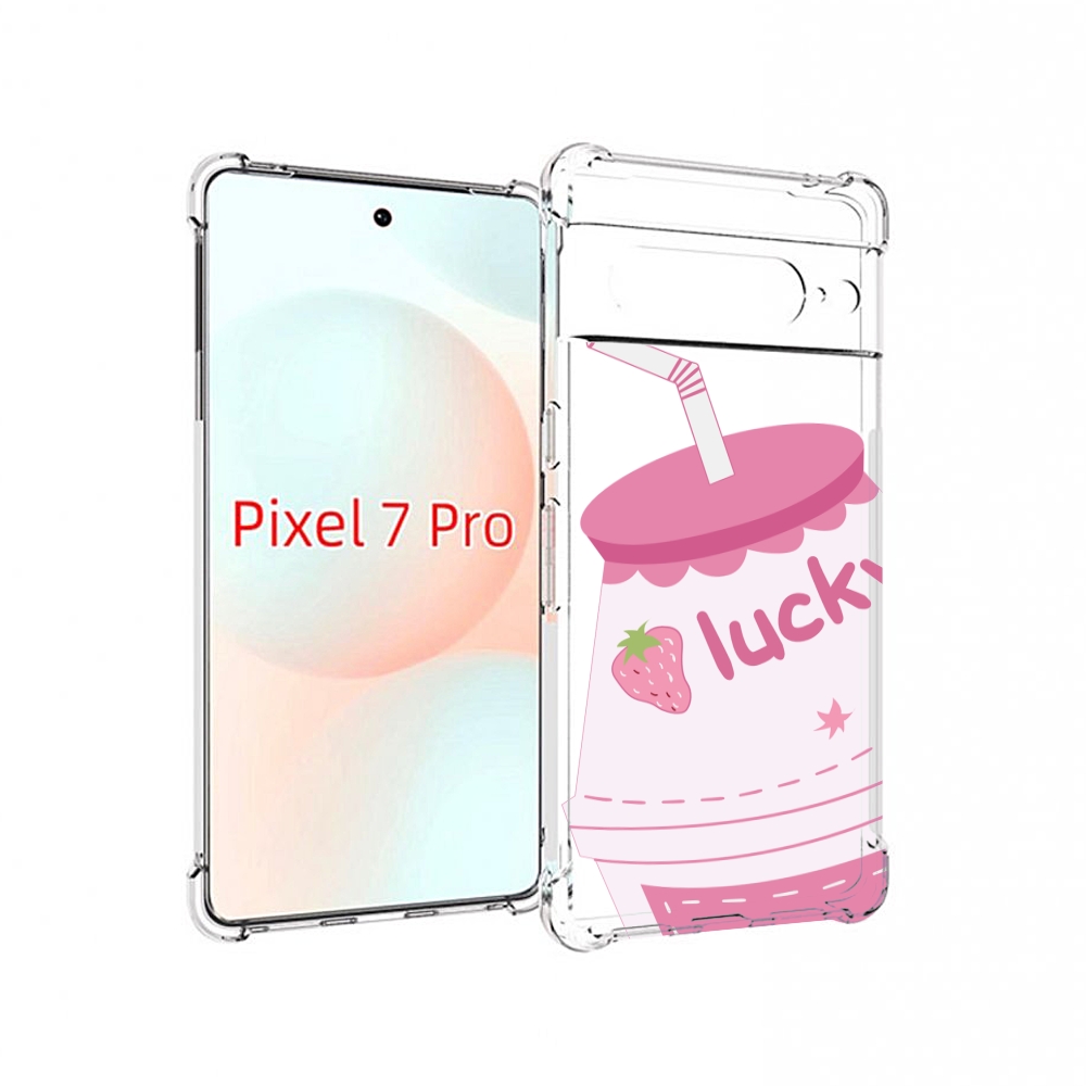 

Чехол Mypads Удачный-Напиток Для Google Pixel 7 Pro, Прозрачный, Tocco