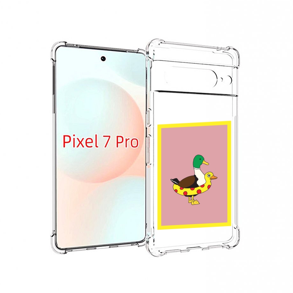 

Чехол Mypads Утка В Круге Надувном Для Google Pixel 7 Pro, Прозрачный, Tocco