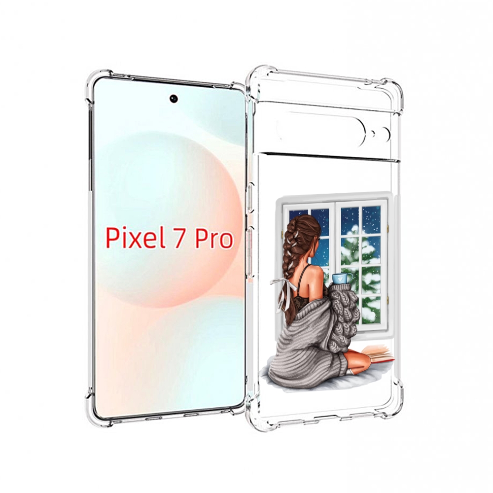 

Чехол Mypads Уютное-Зимнее-Окно Женский Для Google Pixel 7 Pro, Прозрачный, Tocco