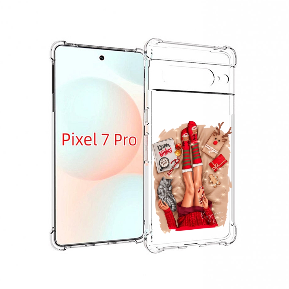 

Чехол Mypads Уютный-Арт Женский Для Google Pixel 7 Pro, Прозрачный, Tocco