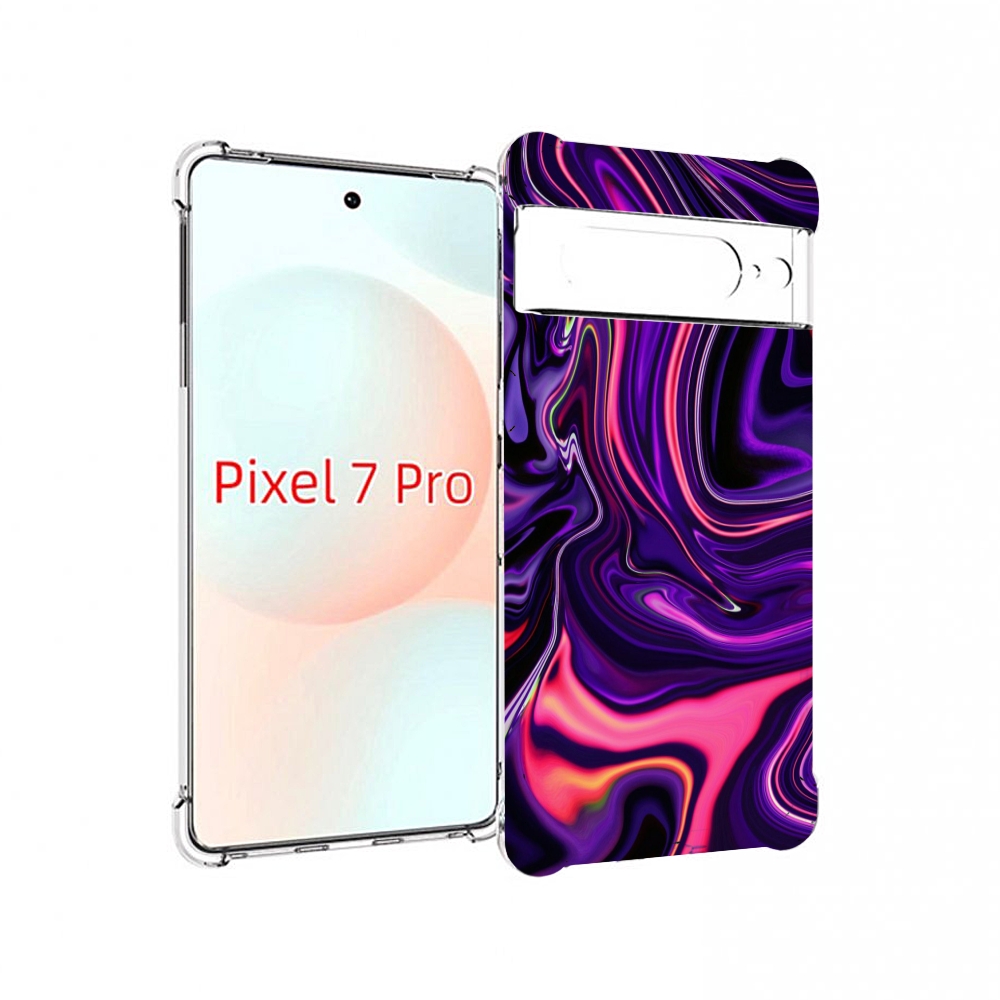 

Чехол Mypads Фиолетовые Краски Для Google Pixel 7 Pro, Прозрачный, Tocco
