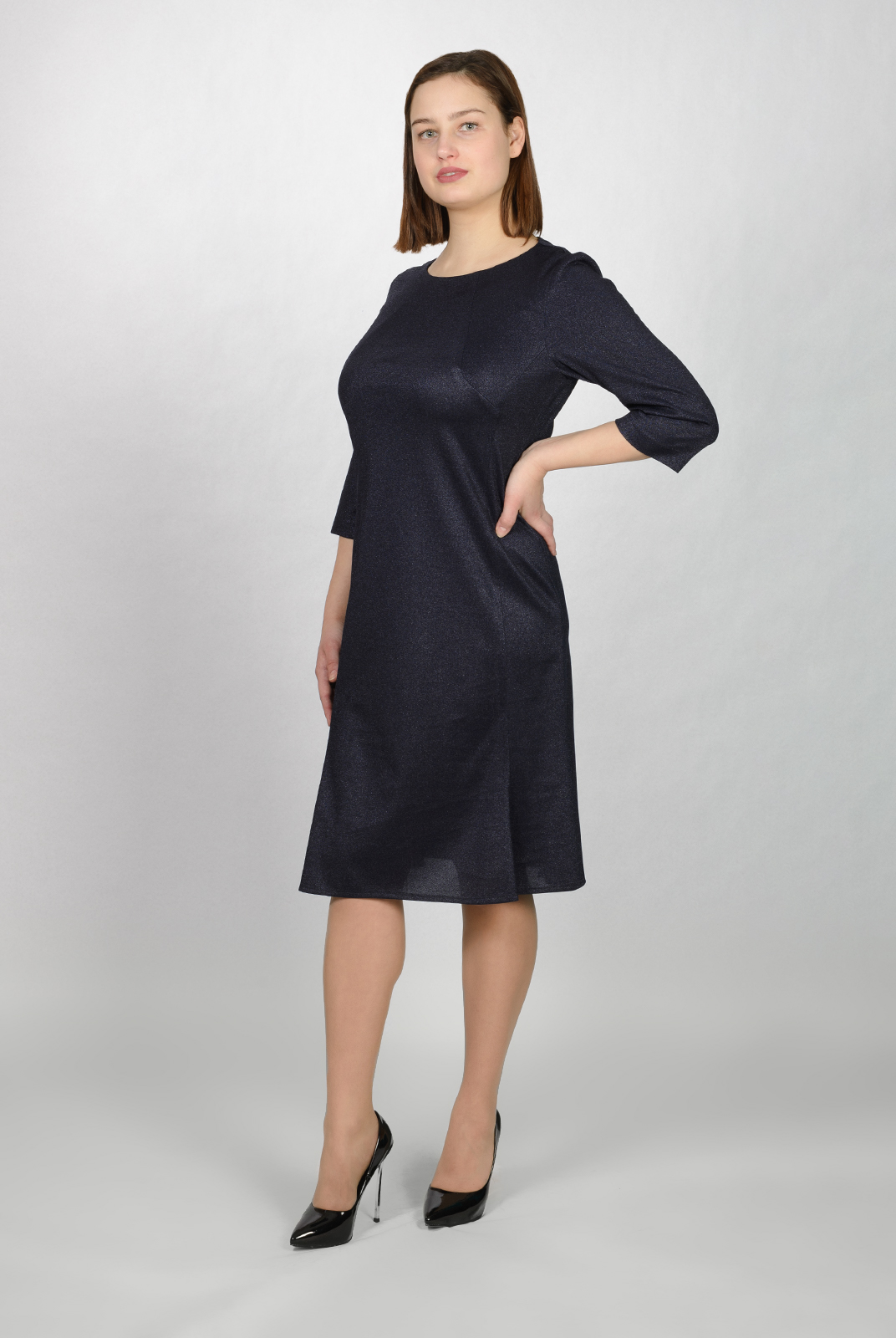 Платье женское Mila Bezgerts 2686АПА синее 58 RU