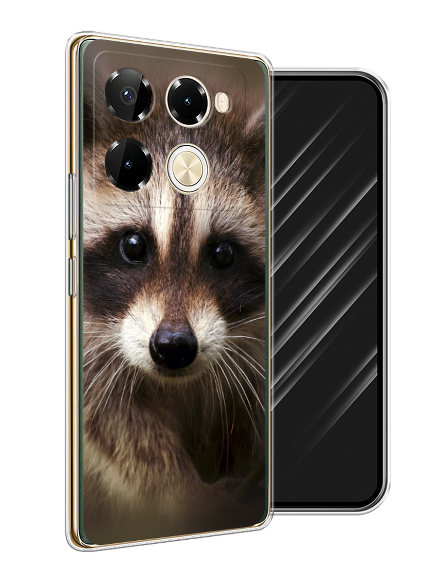 

Чехол Awog на Infinix Note 40 Pro 5G/Note 40 Pro Plus "Енот", Коричневый, 3105950-1