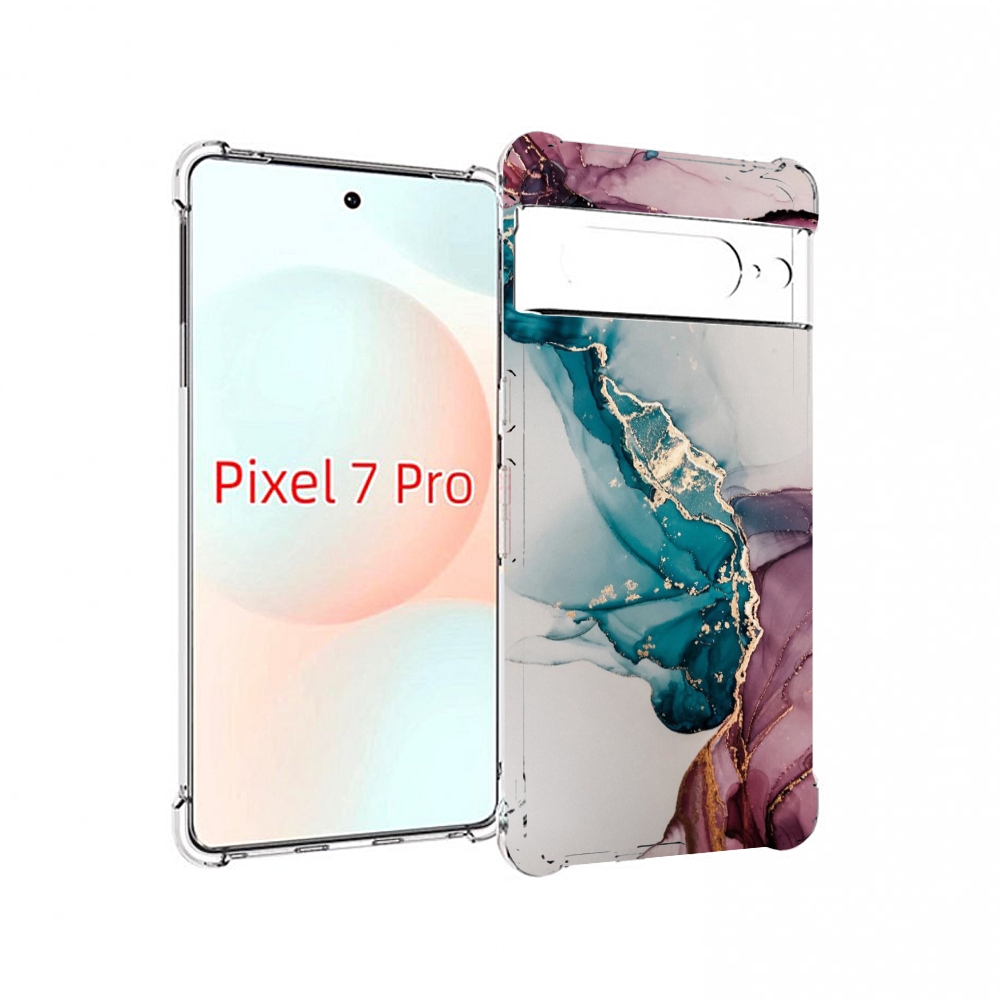 

Чехол Mypads Фиолетовый Синий Краски Для Google Pixel 7 Pro, Прозрачный, Tocco