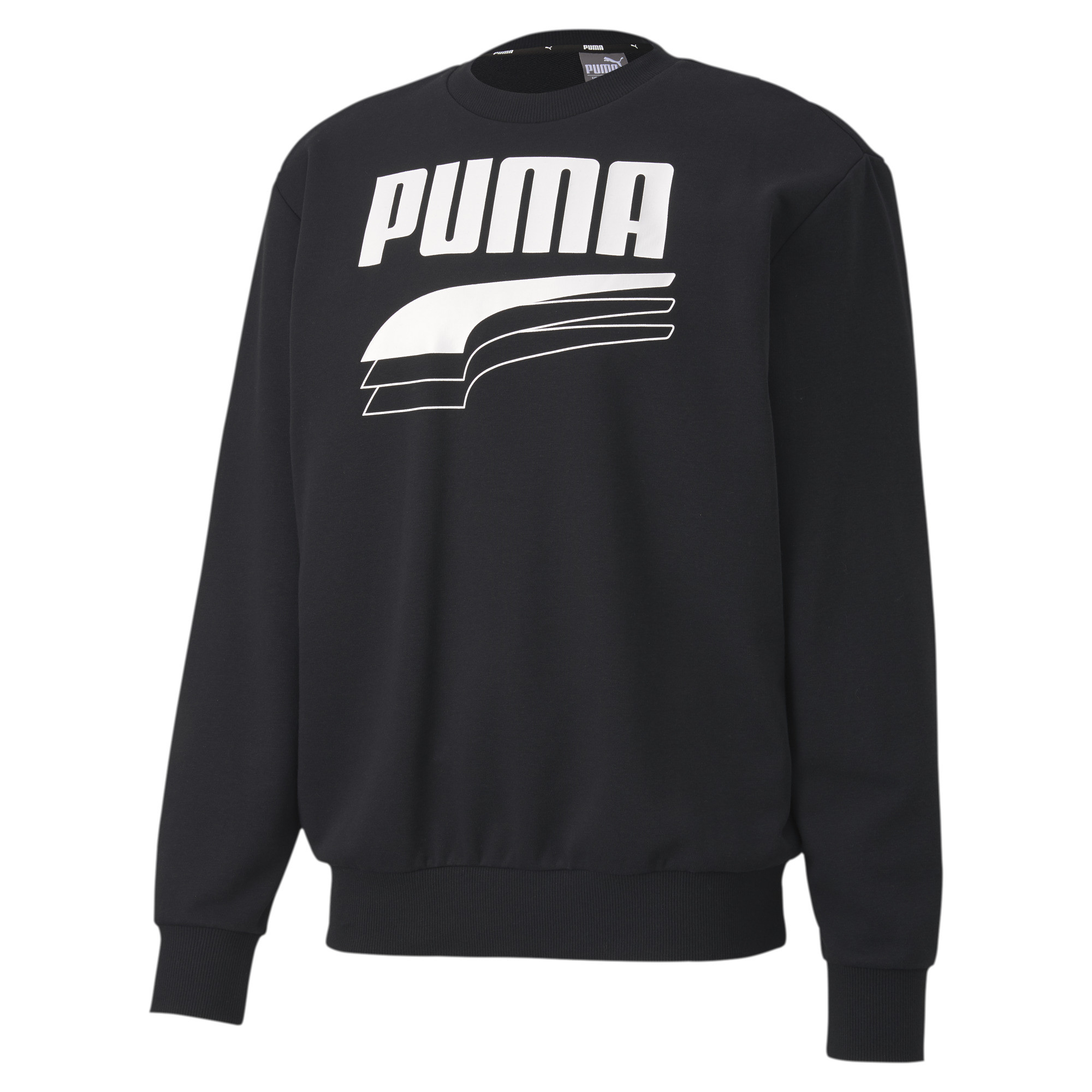

Толстовка мужская PUMA REBEL Bold Crew TR черная M, REBEL Bold Crew TR