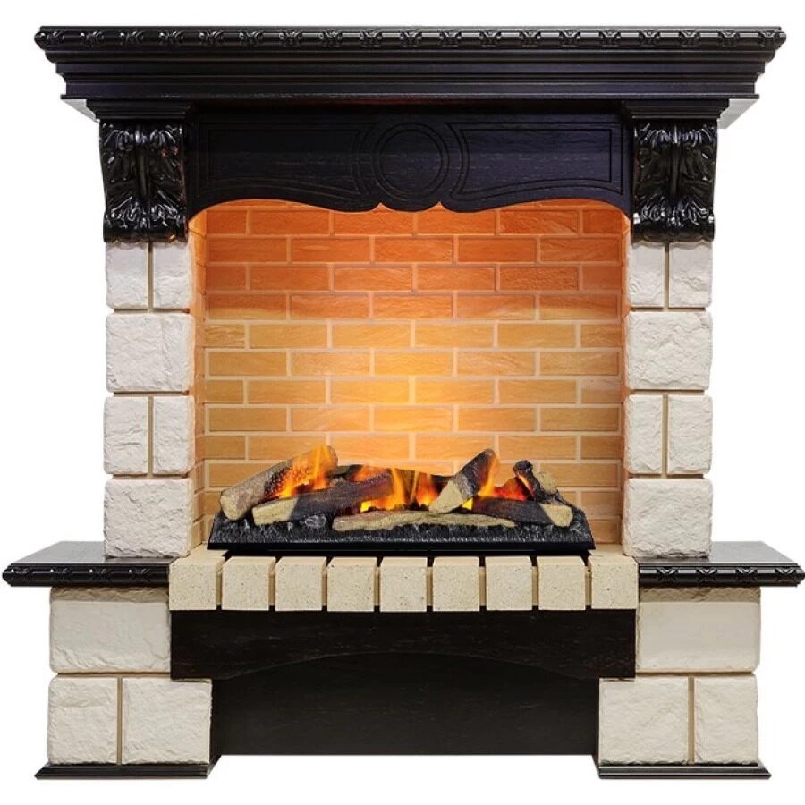 

Электрокамин Dimplex Pierre Luxe (венге) шампань с очагом Cassette 600 LNH-INT (с дровами)
