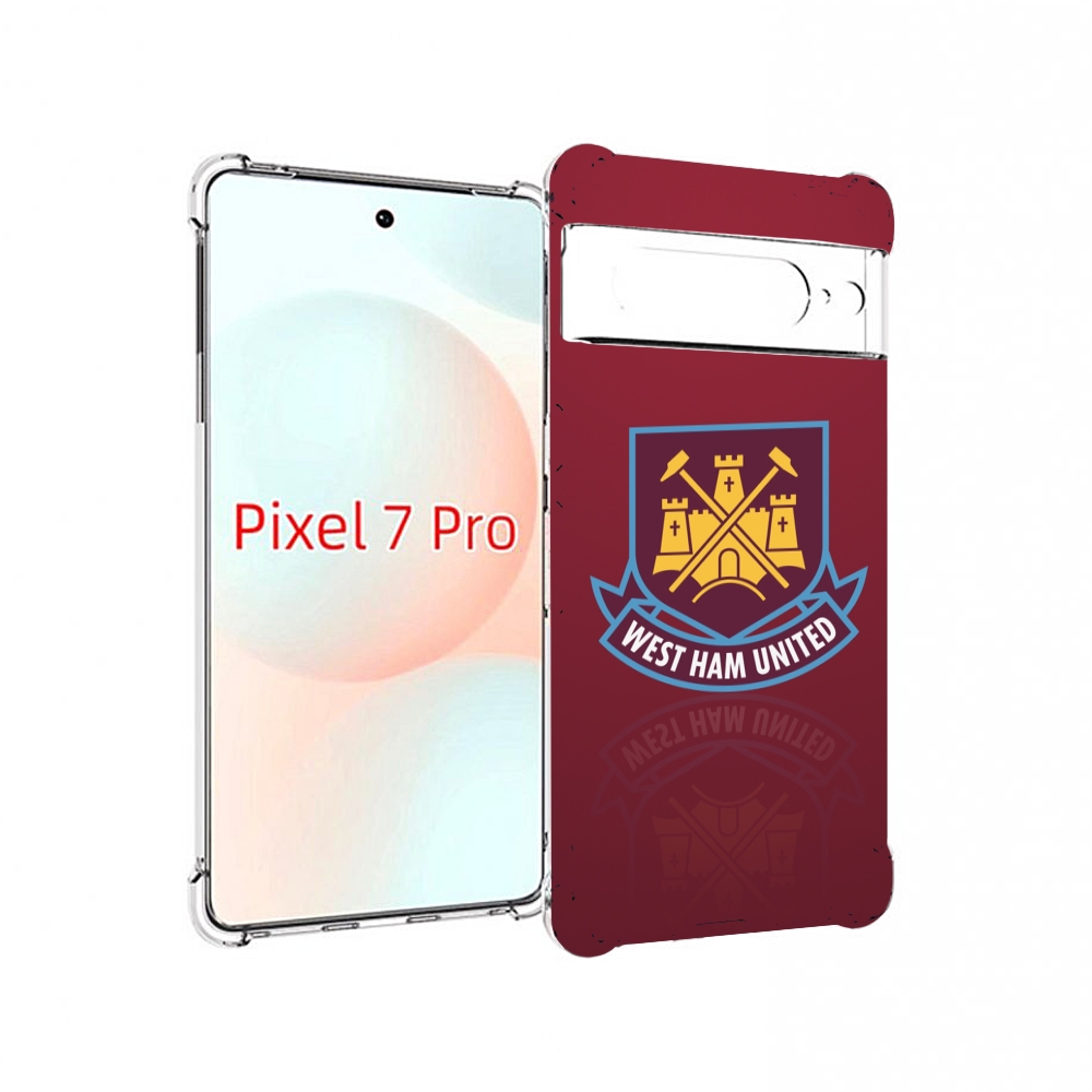 

Чехол Mypads Фк Вест Хэм Мужской Для Google Pixel 7 Pro, Прозрачный, Tocco