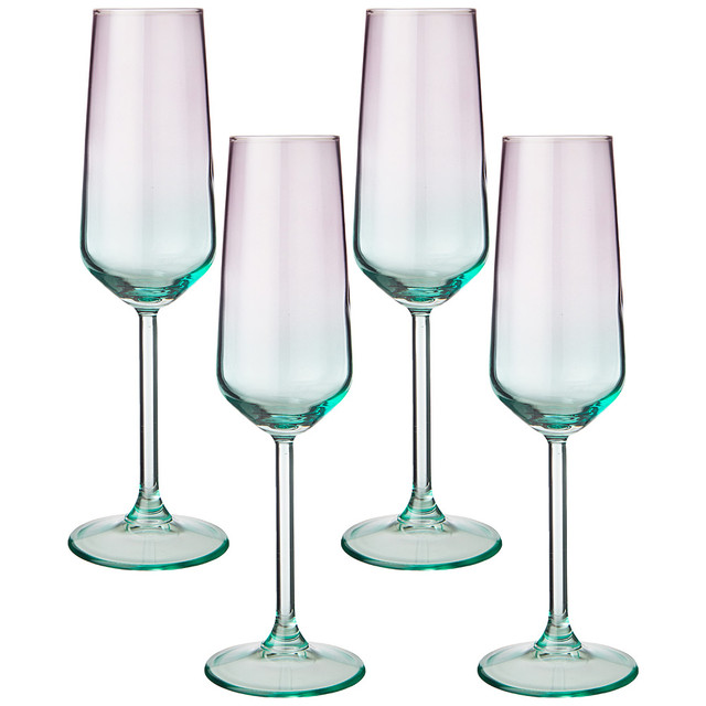 Набор бокалов Rakle Rainbow стекло 4шт 195мл 312-142