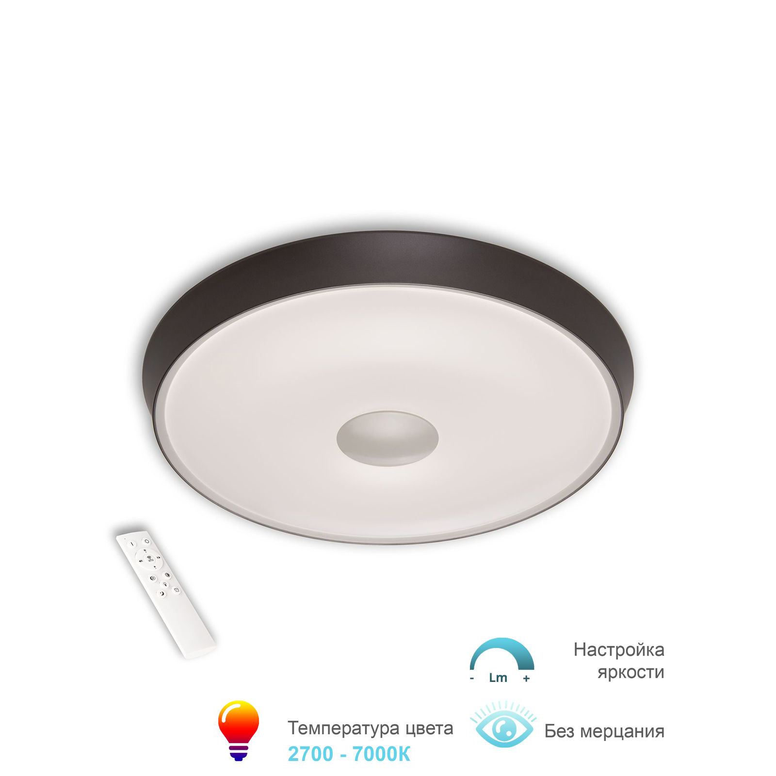 

Люстра 3306.B255-350 White/Coffee APL LED, 3306.B255-350 White/Coffee