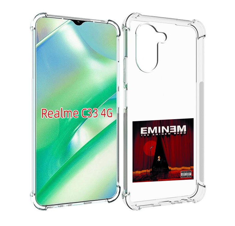 

Чехол MyPads THE EMINEM SHOW для Realme C33 4G, Прозрачный, Tocco