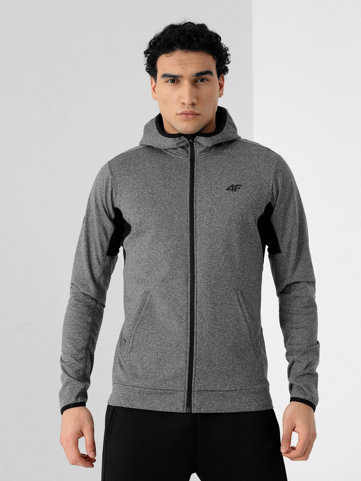 фото Толстовка мужская 4f men's functional sweatshirt серая m