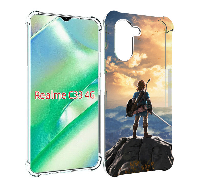 

Чехол MyPads The Legend of Zelda для Realme C33 4G, Прозрачный, Tocco