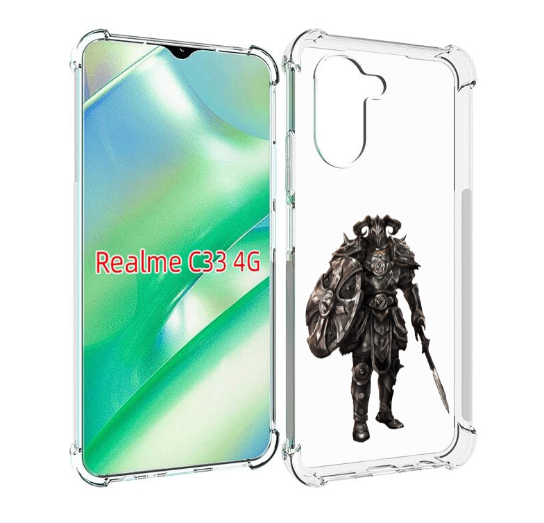 

Чехол MyPads The-Elder-Scrolls-Online для Realme C33 4G, Прозрачный, Tocco