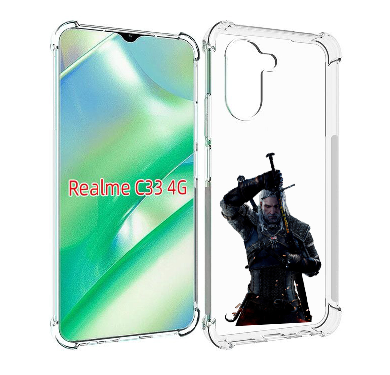 

Чехол MyPads The-Witcher-3-Ведьмак для Realme C33 4G, Прозрачный, Tocco