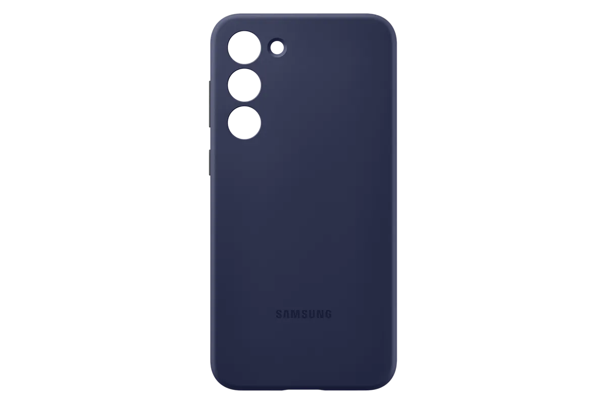 Чехол Samsung Silicone Cover S23+, Тёмно-синий