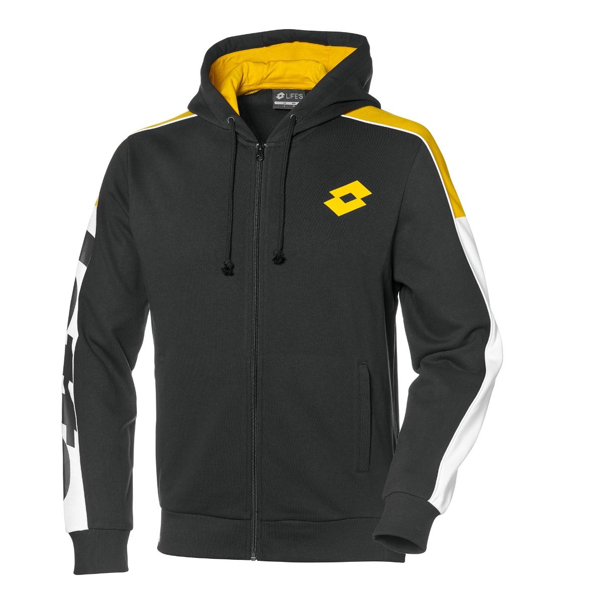 

Толстовка мужская Lotto LOTTO ATHLETICA LG SWEAT FZ HD FL черная S, LOTTO ATHLETICA LG SWEAT FZ HD FL