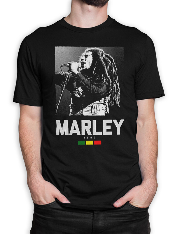 фото Футболка мужская dream shirts боб марли 2202-marley222 черная l