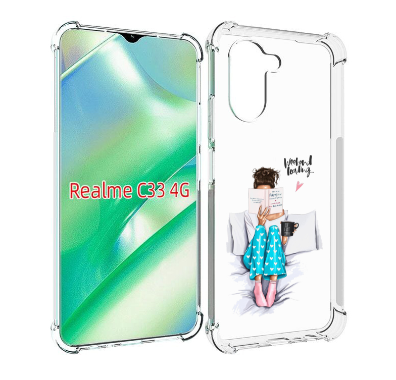 

Чехол MyPads Weekend-loading для Realme C33 4G, Прозрачный, Tocco