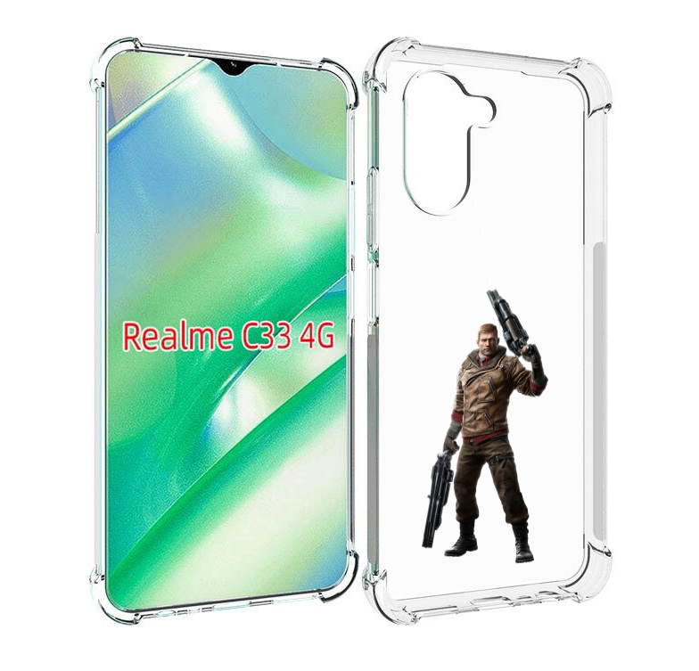 

Чехол MyPads Wolfenstein для Realme C33 4G, Прозрачный, Tocco