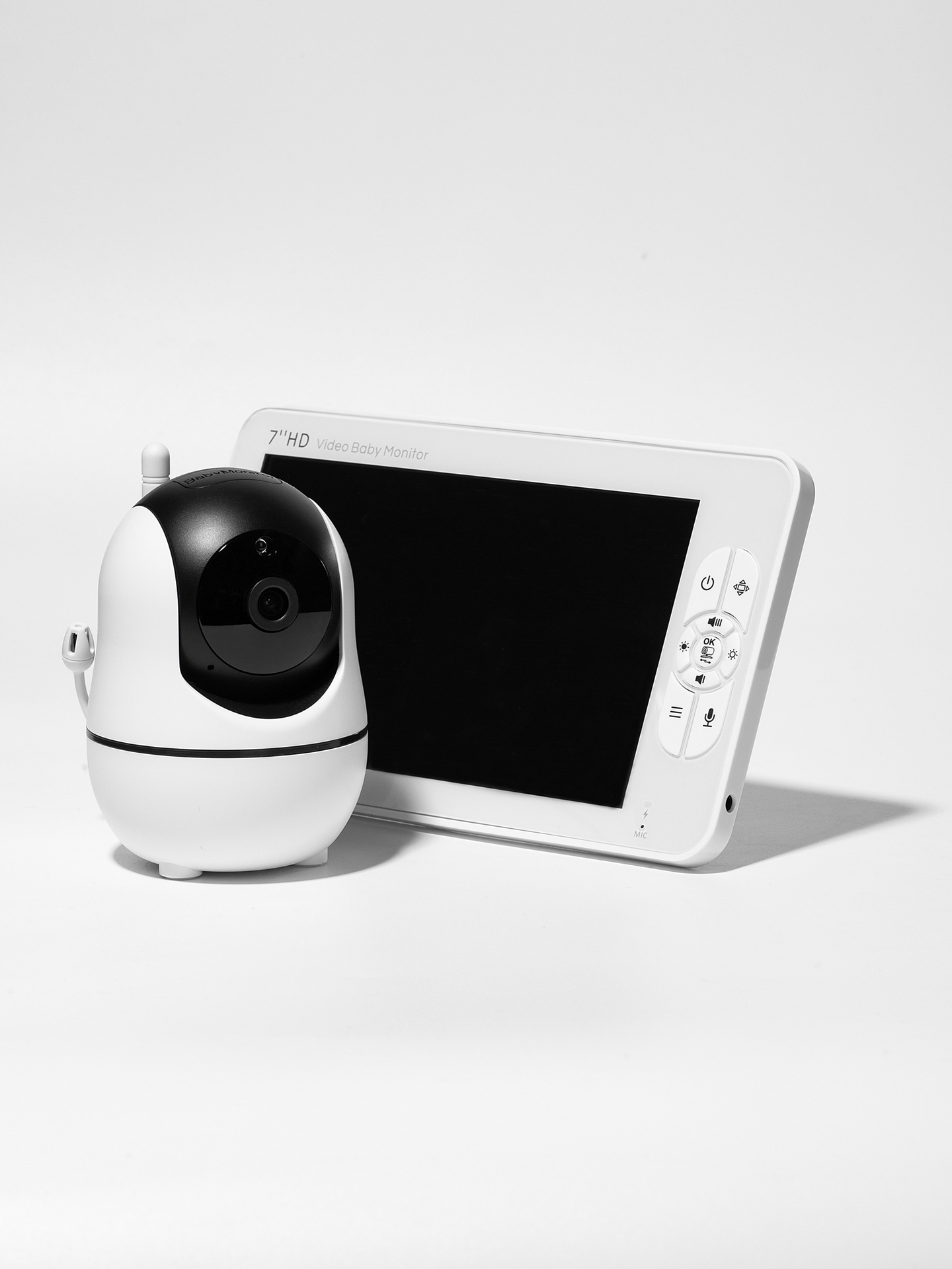 

Видеоняня BAUHAUS беспроводная, поворотная c WiFi камерой 7 дюймов, BH0181, 0180-0181 bau