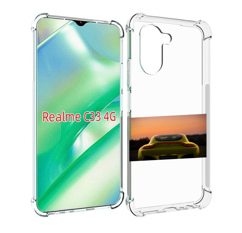 

Чехол MyPads aston martin для Realme C33 4G, Прозрачный, Tocco