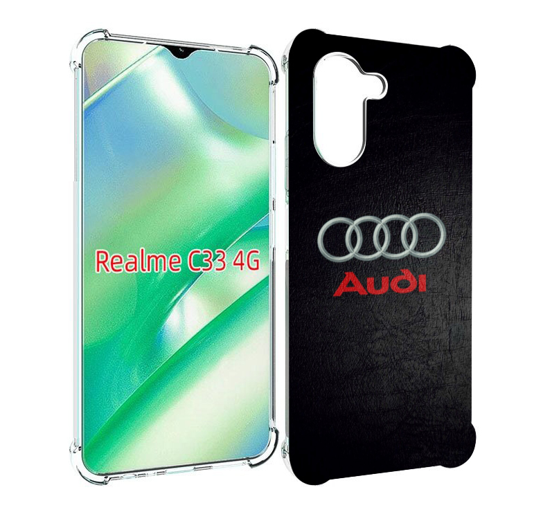 

Чехол MyPads audi 6 мужской для Realme C33 4G, Прозрачный, Tocco
