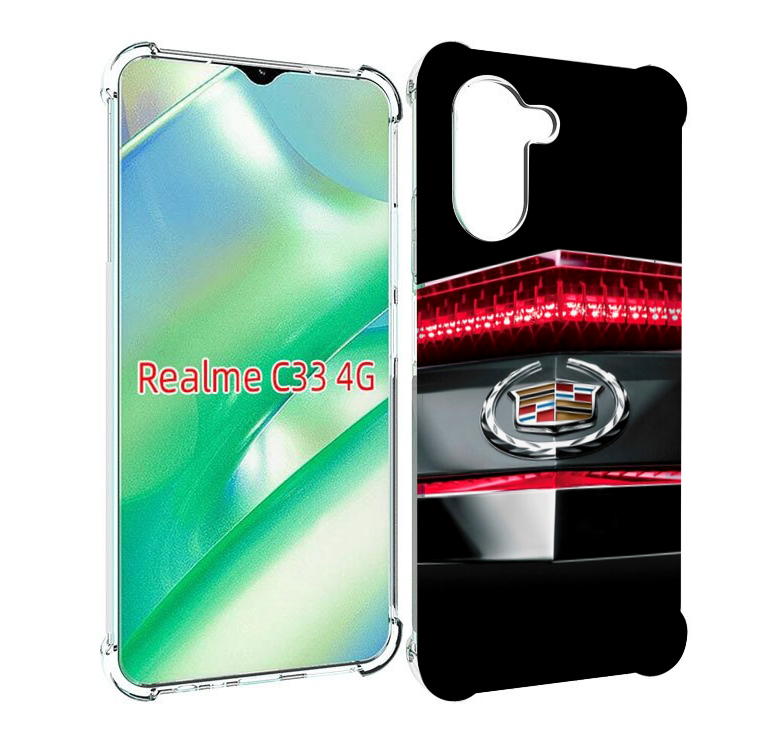 

Чехол MyPads cadillac-1 мусжкой для Realme C33 4G, Прозрачный, Tocco